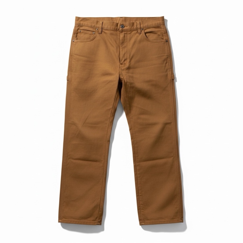 Men’s Dickies Carpenter Pants 40x30 Heavy Weight In Brown